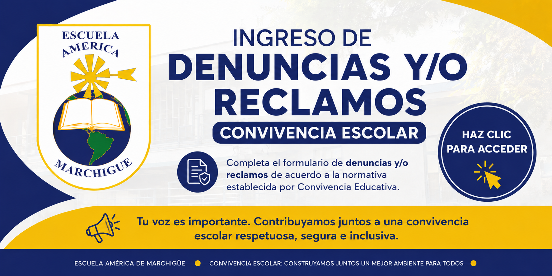 Canal de Denuncias Escuela América